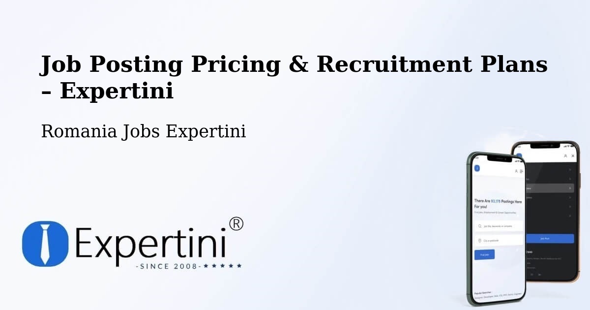 Job Posting Pricing & Recruitment Plans – Belin Vale - Belin Vale, Romania Jobs Expertini